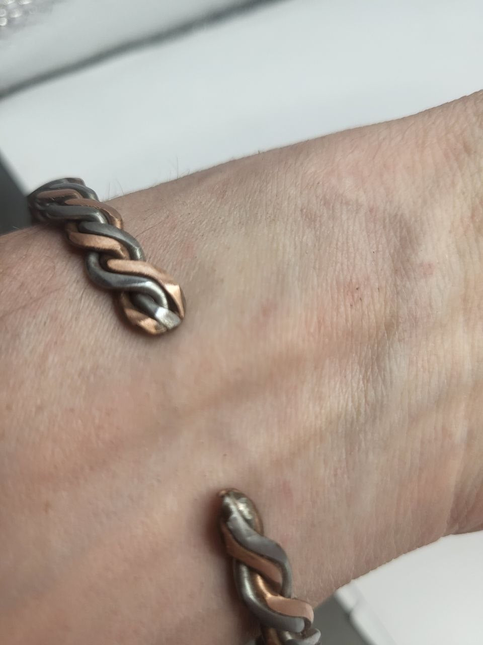 Steel-Copper-Mesh - Armreifen