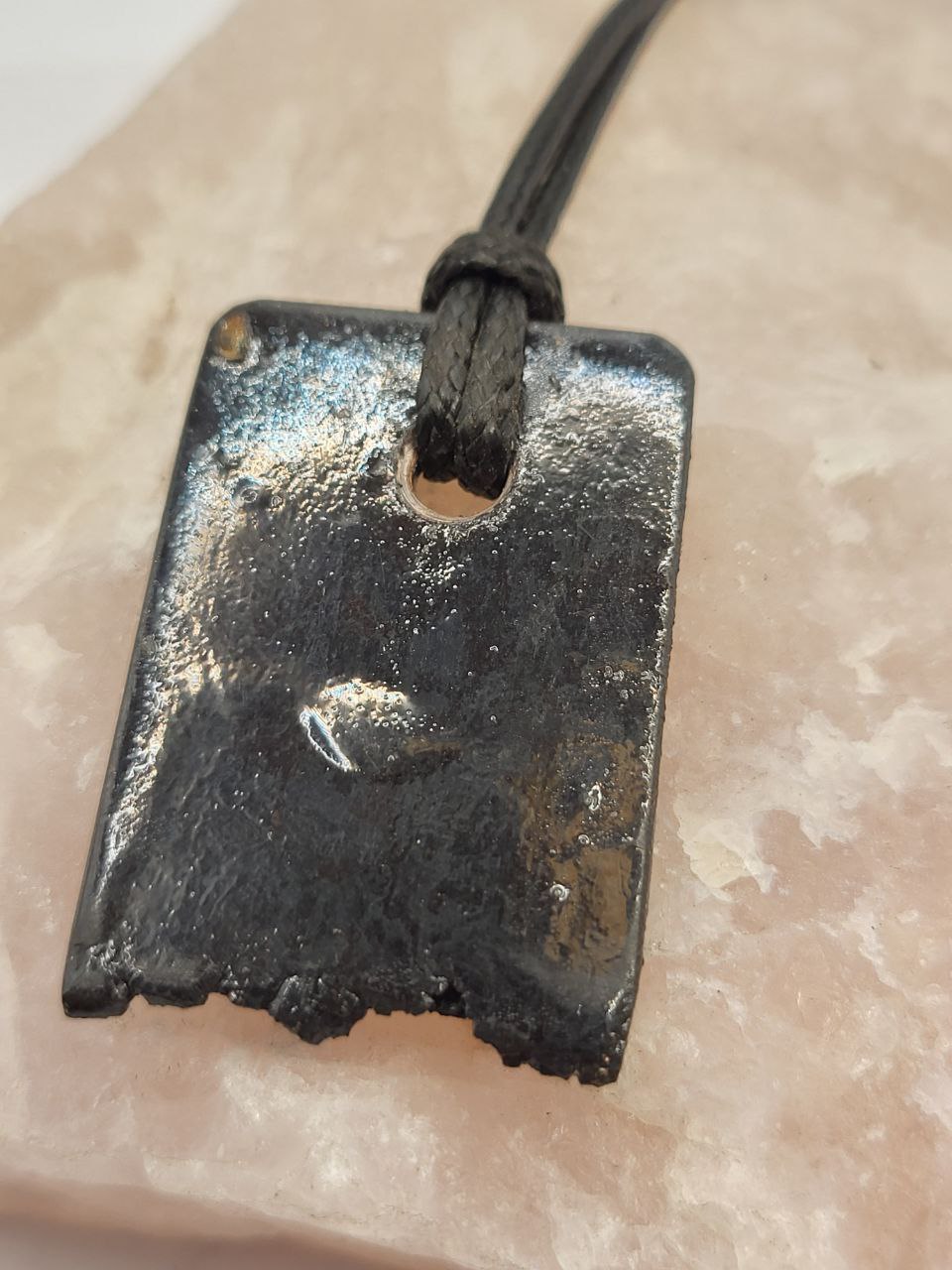 Damast Obsidian Look Anhänger