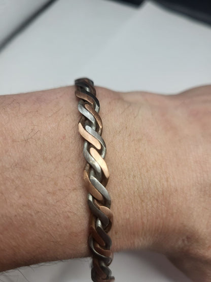 Steel-Copper-Mesh - Armreifen