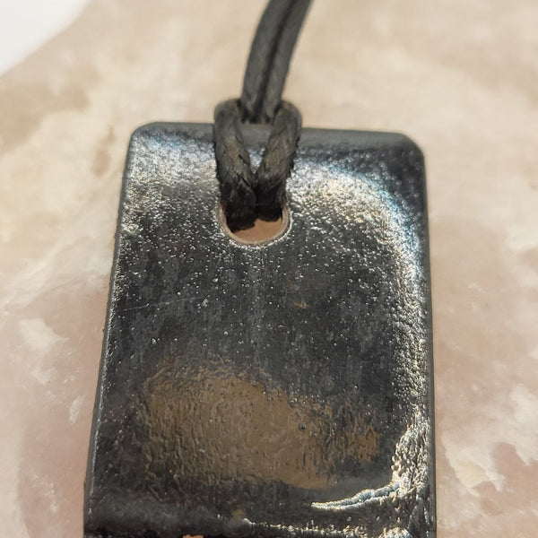 Damast Obsidian Look Anhänger