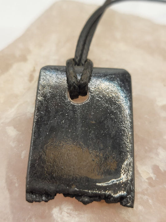 Damast Obsidian Look Anhänger