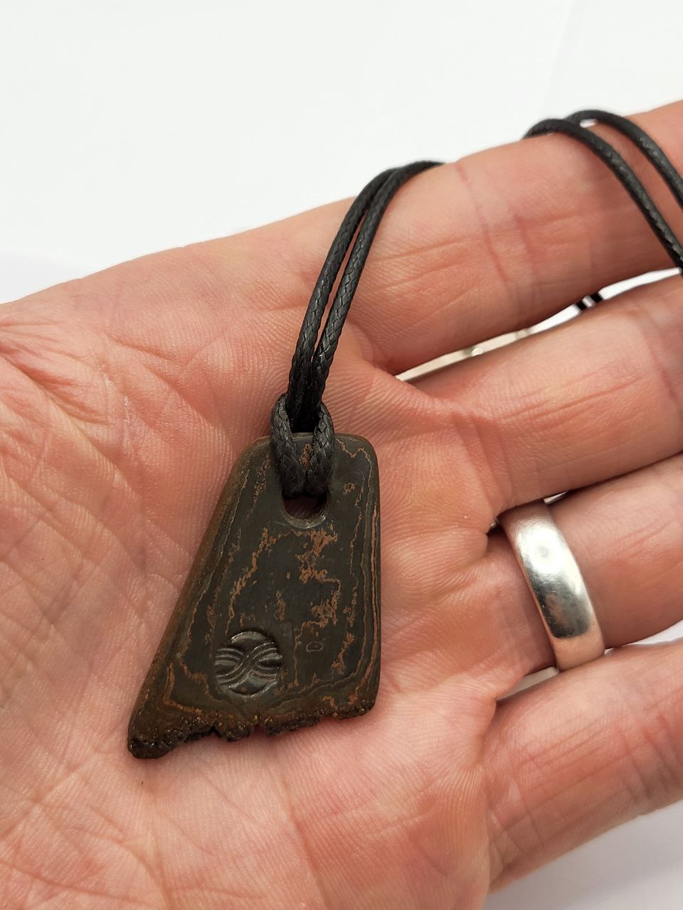 Kupfer-Damast Anhänger