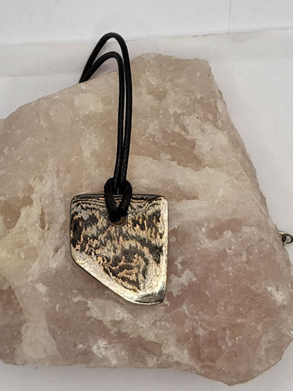 Kupfer-Damast shiny Anhänger