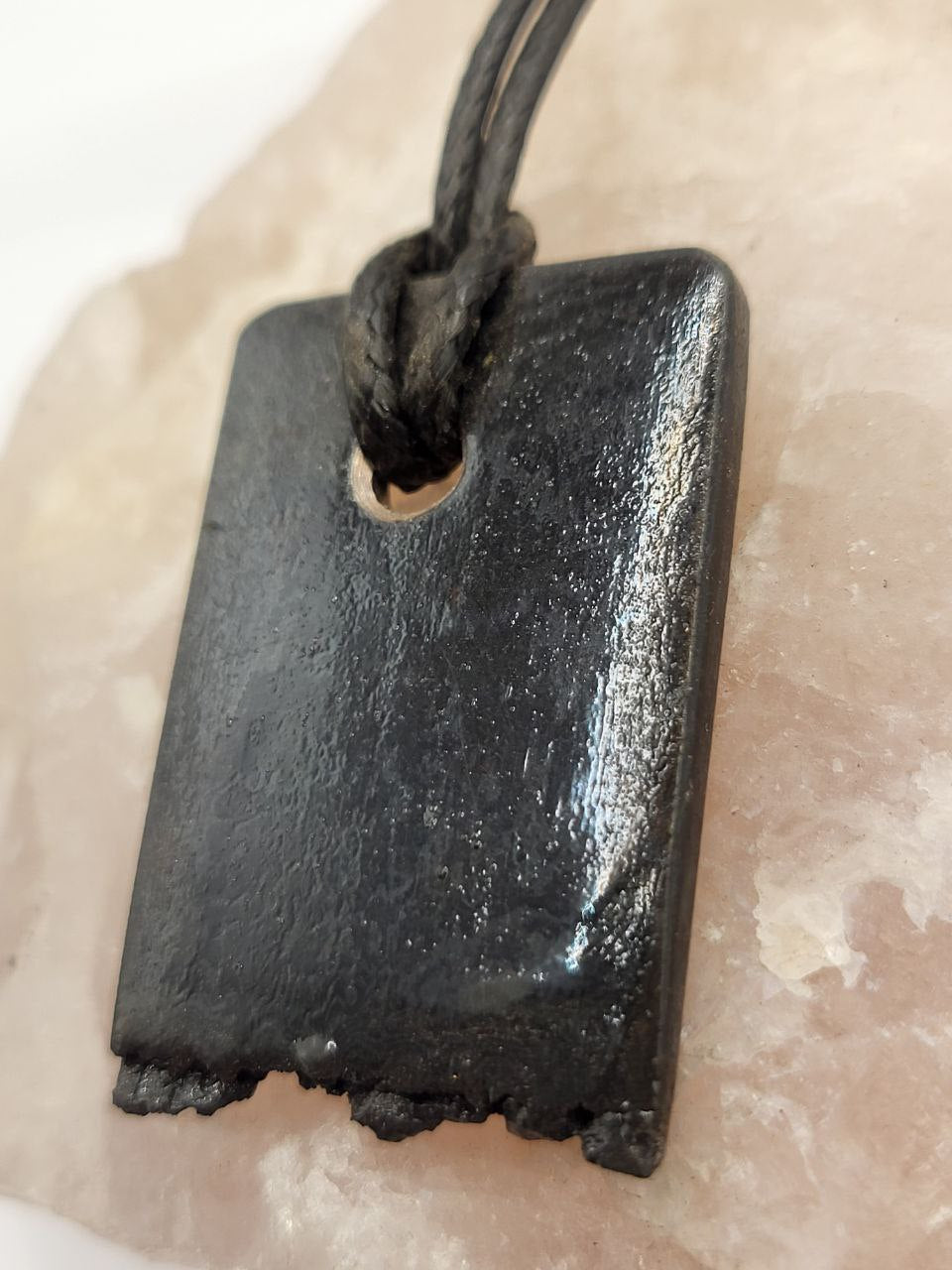 Damast Obsidian Look Anhänger