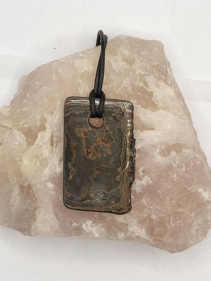 Kupfer-Damast Anhänger