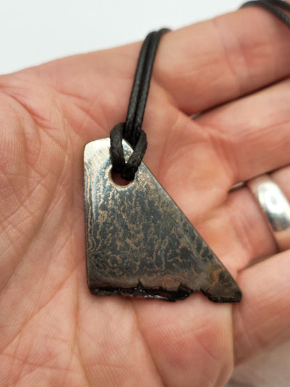 Kupfer-Damast shiny Anhänger