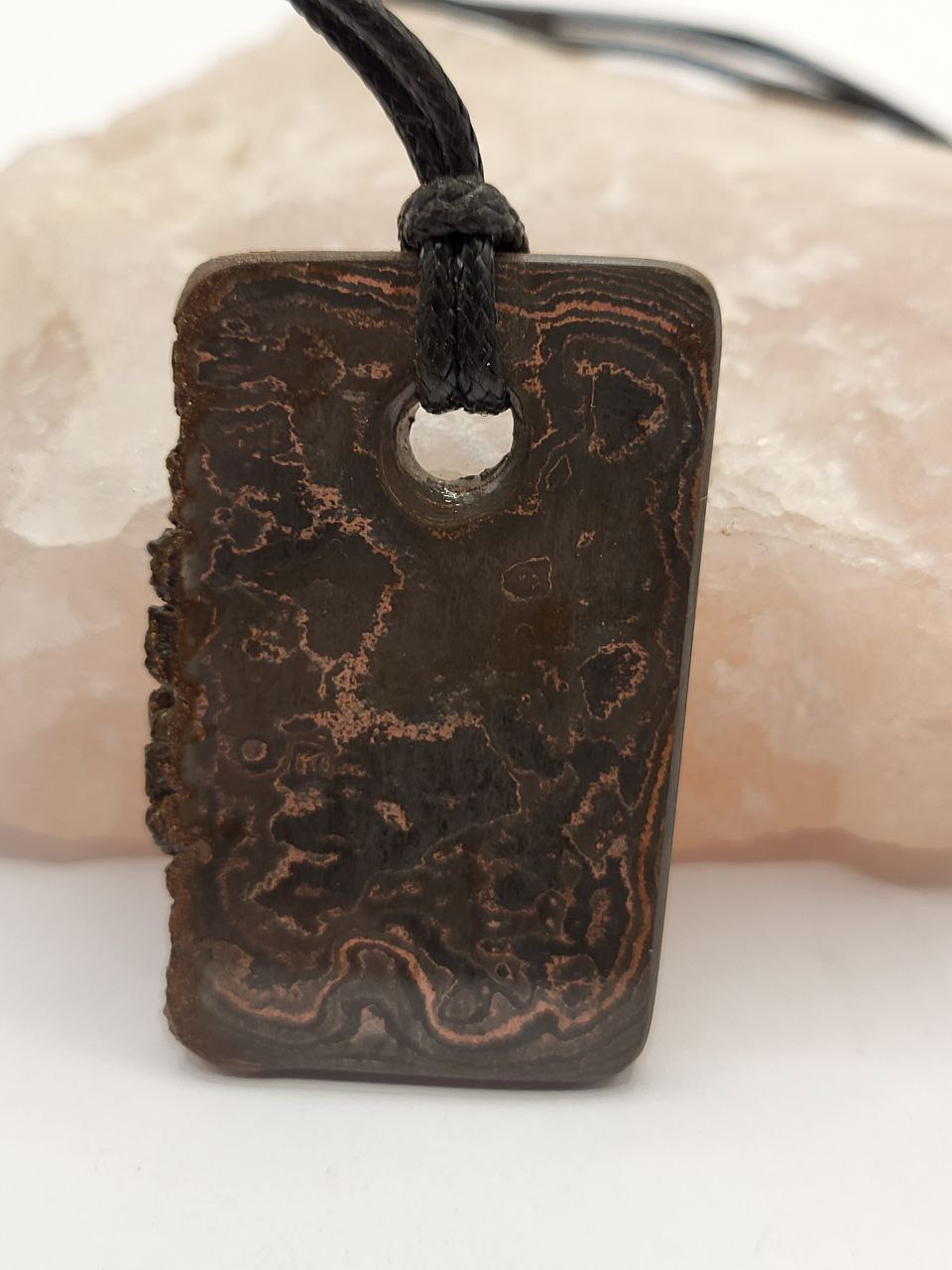 Kupfer-Damast Anhänger