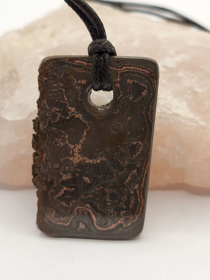 Kupfer-Damast Anhänger