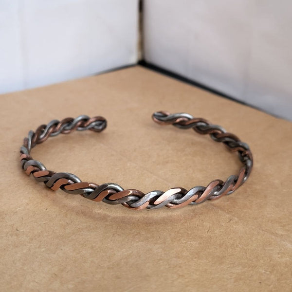 Steel-Copper-Mesh - Armreifen