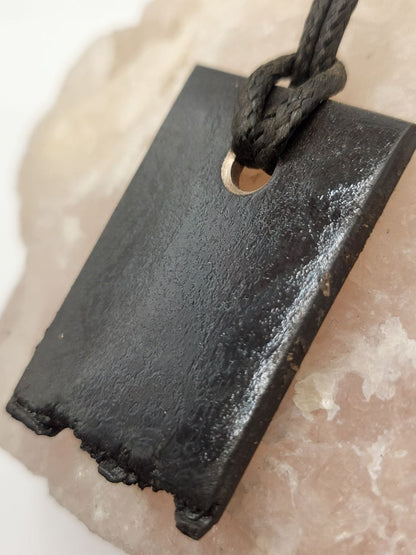 Damast Obsidian Look Anhänger