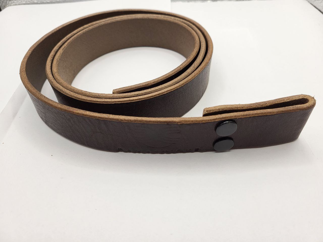 Echter Rinds-Ledergürtel dunkelbraun