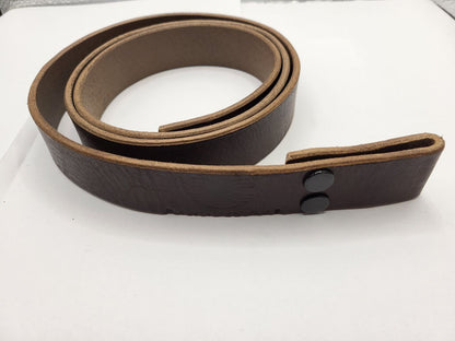 Echter Rinds-Ledergürtel dunkelbraun