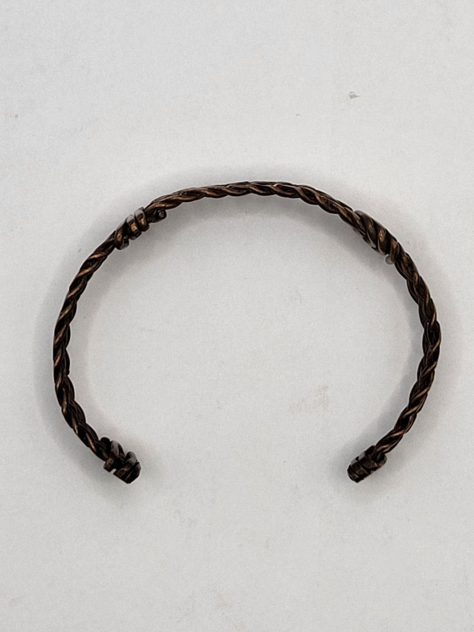 Rustic Weave - Kupferarmreifen