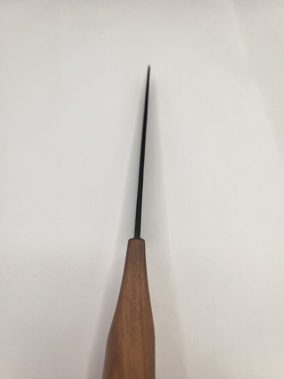 Blue Jausenmesser handgeschmiedet mit Nussgriff