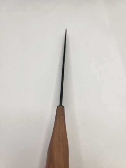 Blue Jausenmesser handgeschmiedet mit Nussgriff