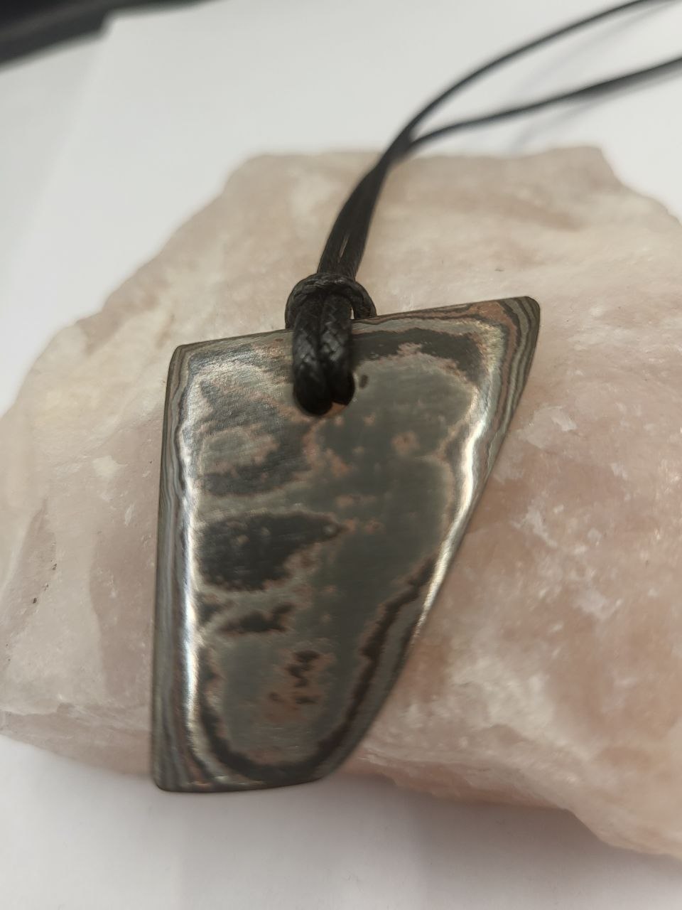 Kupfer-Damast Anhänger #7