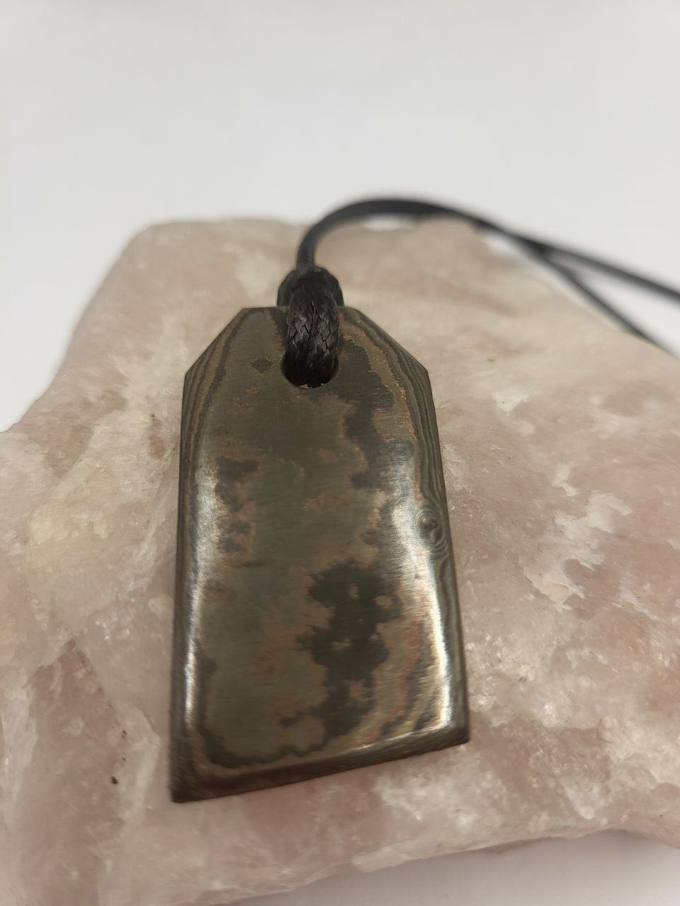 Kupfer-Damast Anhänger #5