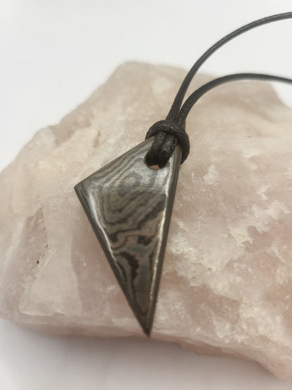 Kupfer-Damast Anhänger #2