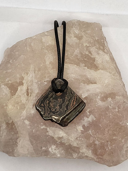 Kupfer-Damast Anhänger