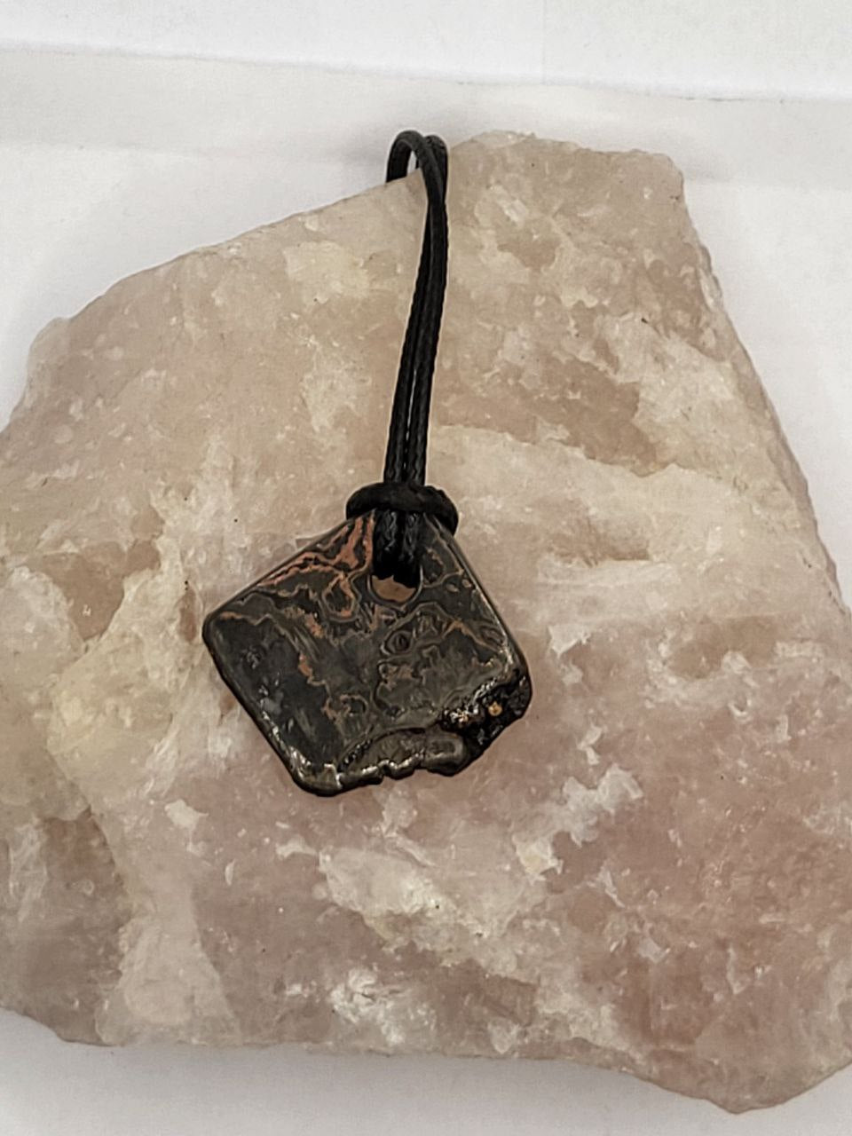 Kupfer-Damast Anhänger