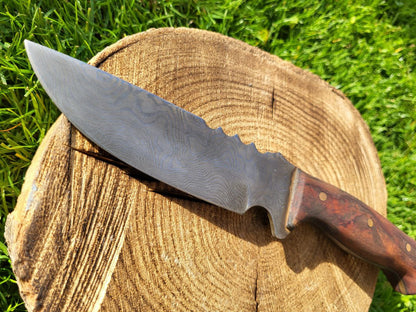 Damast Outdoormesser