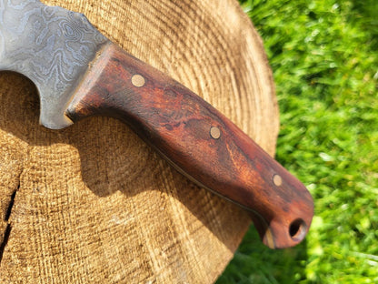 Damast Outdoormesser