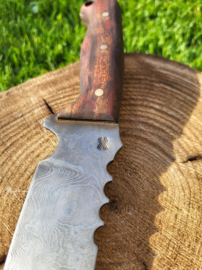 Damast Outdoormesser