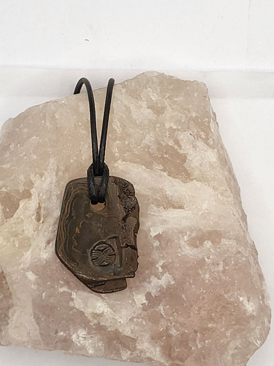 Kupfer-Damast Anhänger