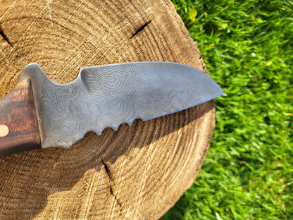 Damast Outdoormesser