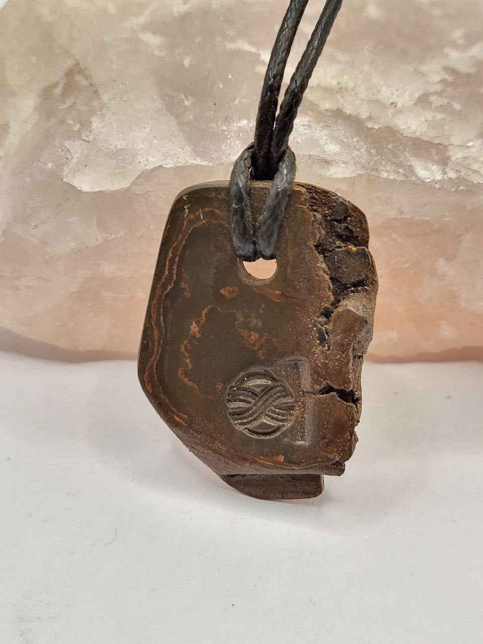 Kupfer-Damast Anhänger