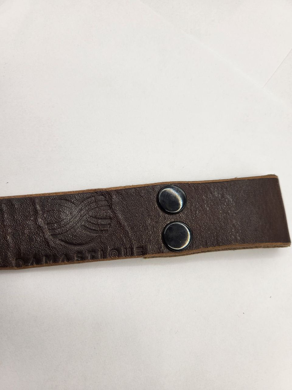 Echter Rinds-Ledergürtel dunkelbraun