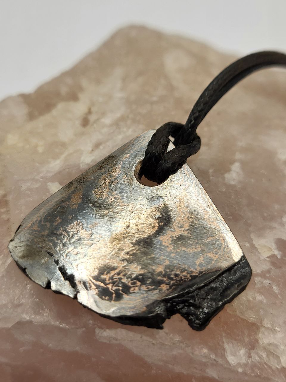 Kupfer-Damast shiny Anhänger