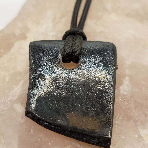 Damast Obsidian Look Anhänger