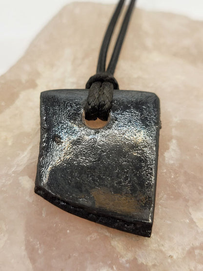 Damast Obsidian Look Anhänger