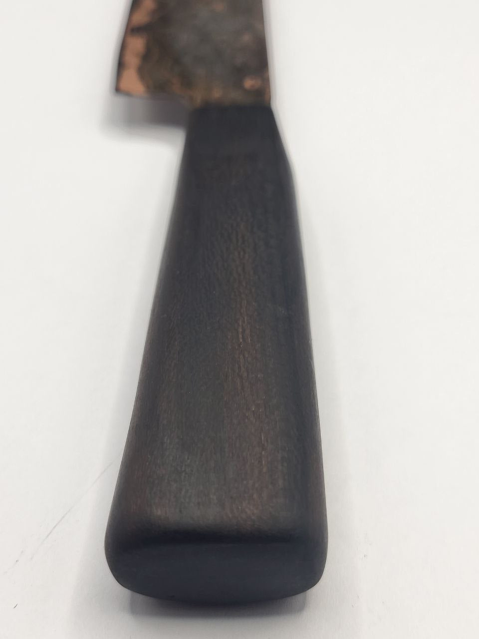 Handgeschmiedetes Allzweckmesser CU-Damast mit Kupfer und 212 mm Klinge