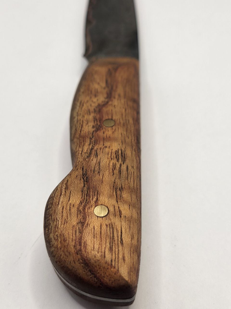 Handgeschmiedetes grobes Filetiermesser CU Liner mit 217 mm Klinge