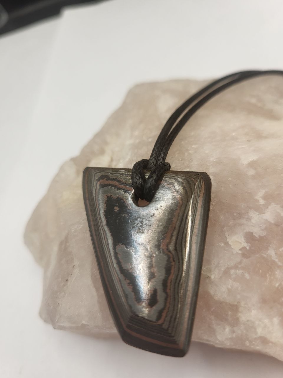 Kupfer-Damast Anhänger #7