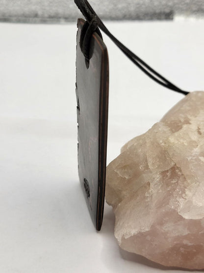 Kupfer-Damast Anhänger Riese