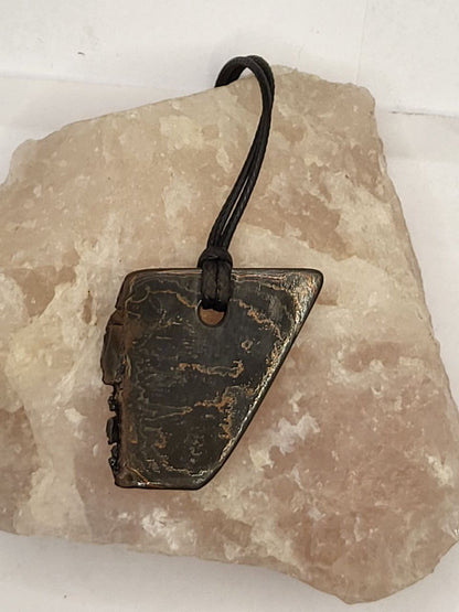 Kupfer-Damast Anhänger