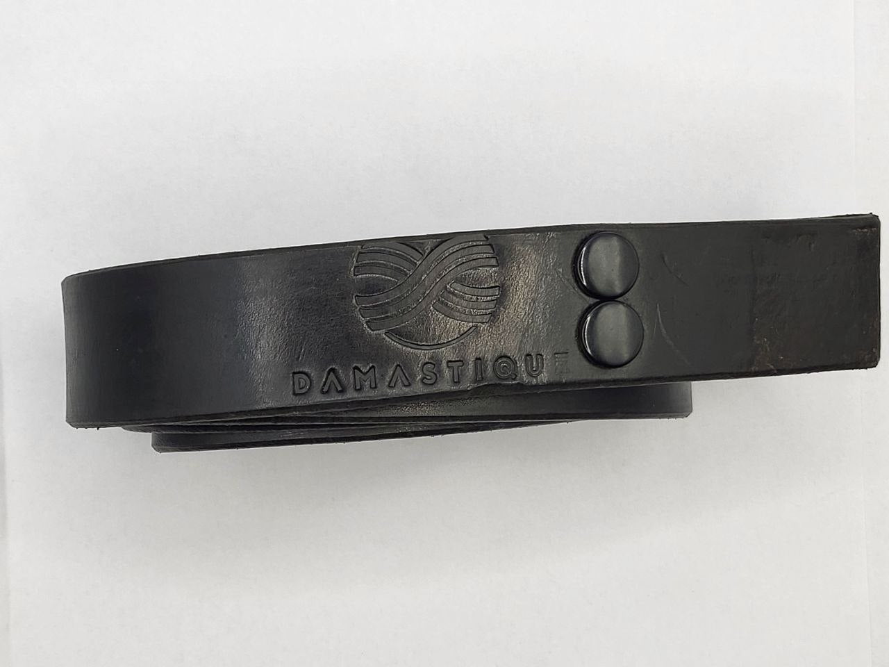 Echter Rinds-Ledergürtel schwarz