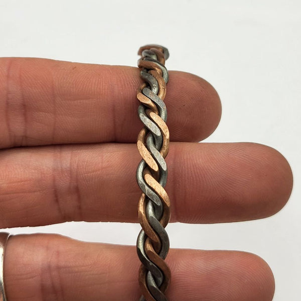 Steel-Copper-Mesh - Armreifen