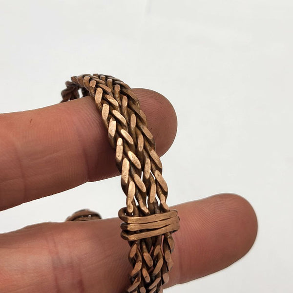 Rustic Weave Kids - Kupferarmreifen