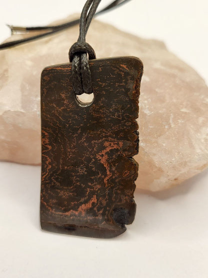 Kupfer-Damast Anhänger