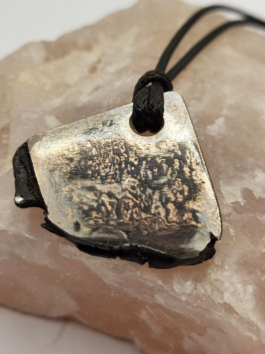 Kupfer-Damast shiny Anhänger