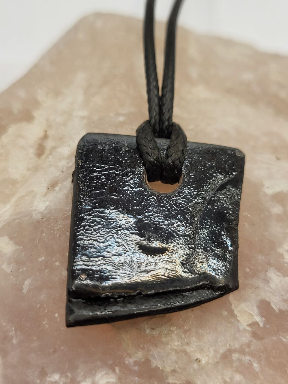 Damast Obsidian Look Anhänger