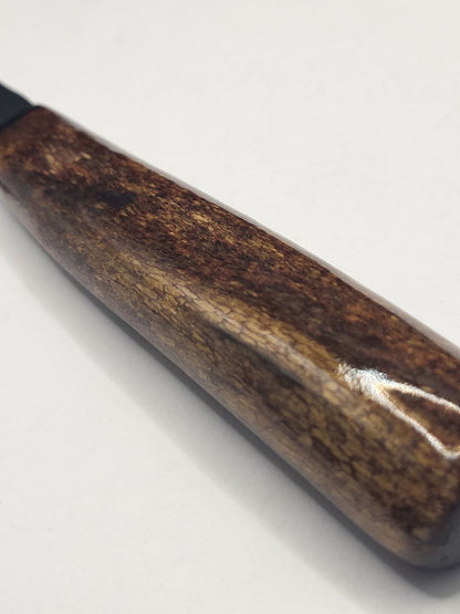 Kompaktes handgeschmiedetes Kl. Allrounder CU-Damast Shiny mit 160 mm Klinge