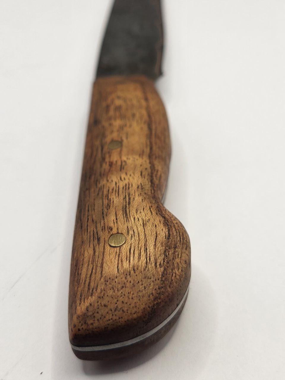 Handgeschmiedetes grobes Filetiermesser CU Liner mit 217 mm Klinge