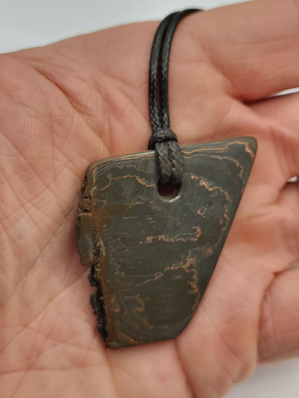 Kupfer-Damast Anhänger