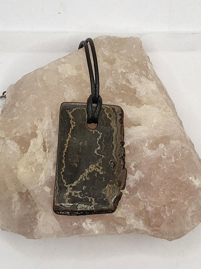 Kupfer-Damast Anhänger