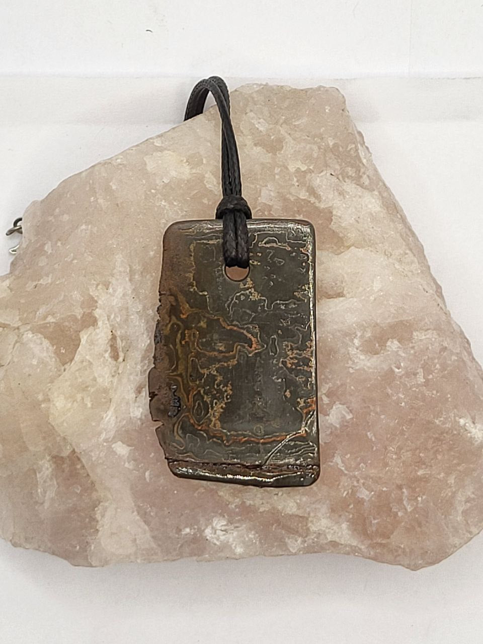 Kupfer-Damast Anhänger